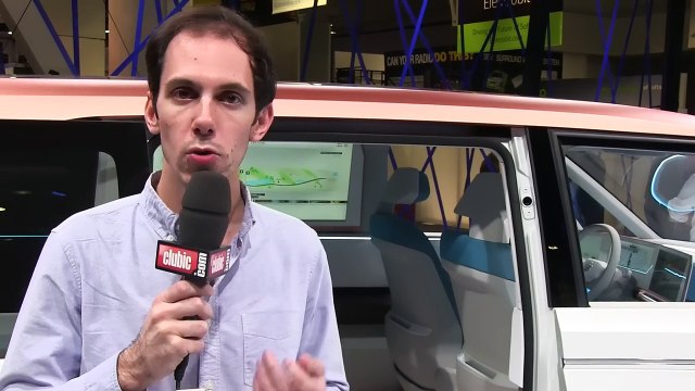 CES 2016 : Le VW Budd-e bardé d'écrans et de commandes gestuelles en vidéo