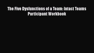 [PDF Download] The Five Dysfunctions of a Team: Intact Teams Participant Workbook [Read] Full