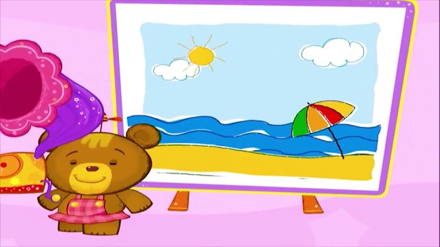 Музыкальные мультики: Медвежонок Бенни! Музыка для малышей Дождливый день!