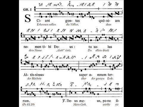 Graduale gregorian 'Sciant gentes', Dominica II in Quadragesima (2è dimanche de Carême)