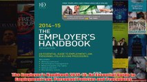 The Employers Handbook 201415 An Essential Guide to Employment Law Personnel Policies