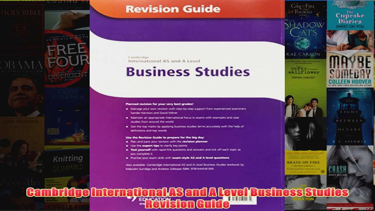 Cambridge International AS and A Level Business Studies Revision Guide