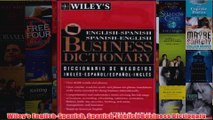 Wileys EnglishSpanish SpanishEnglish Business Dictionary