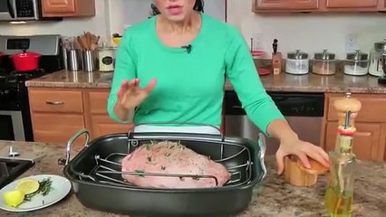 Tải video: Roasted Leg of Lamb Recipe - Laura Vitale - Laura in the Kitchen Episode 748