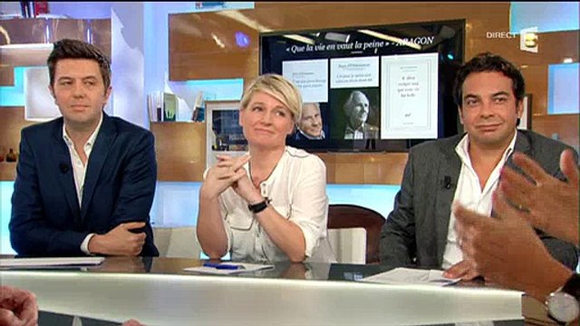 Jean d'Ormesson met mal à l'aise Anne-Sophie Lapix dans C à vous - Regardez