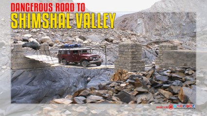 Dangerous road to Shimshal valley -GB- Pakistan.