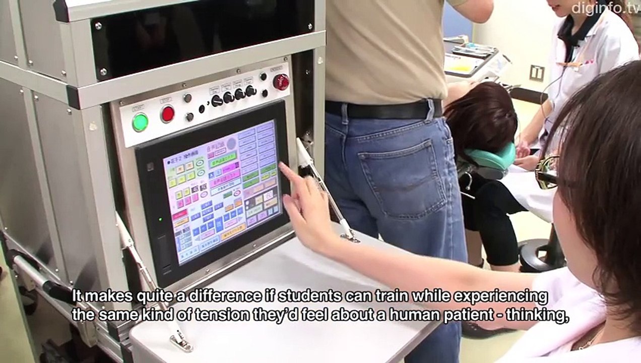 Ultra-realistic Dental Training Android Robot