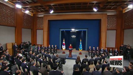 Pres. Park calls on Beijing to do its part on N. Korea, in fifth national address