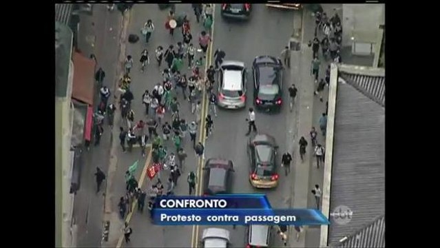 SP: Protesto contra o aumento de tarifas termina em confronto