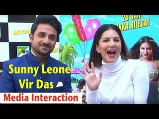 Mastizaade  Sunny Leone & Vir Das Media Interaction