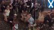 Two Scottish women get half-naked in kebab shop street brawl