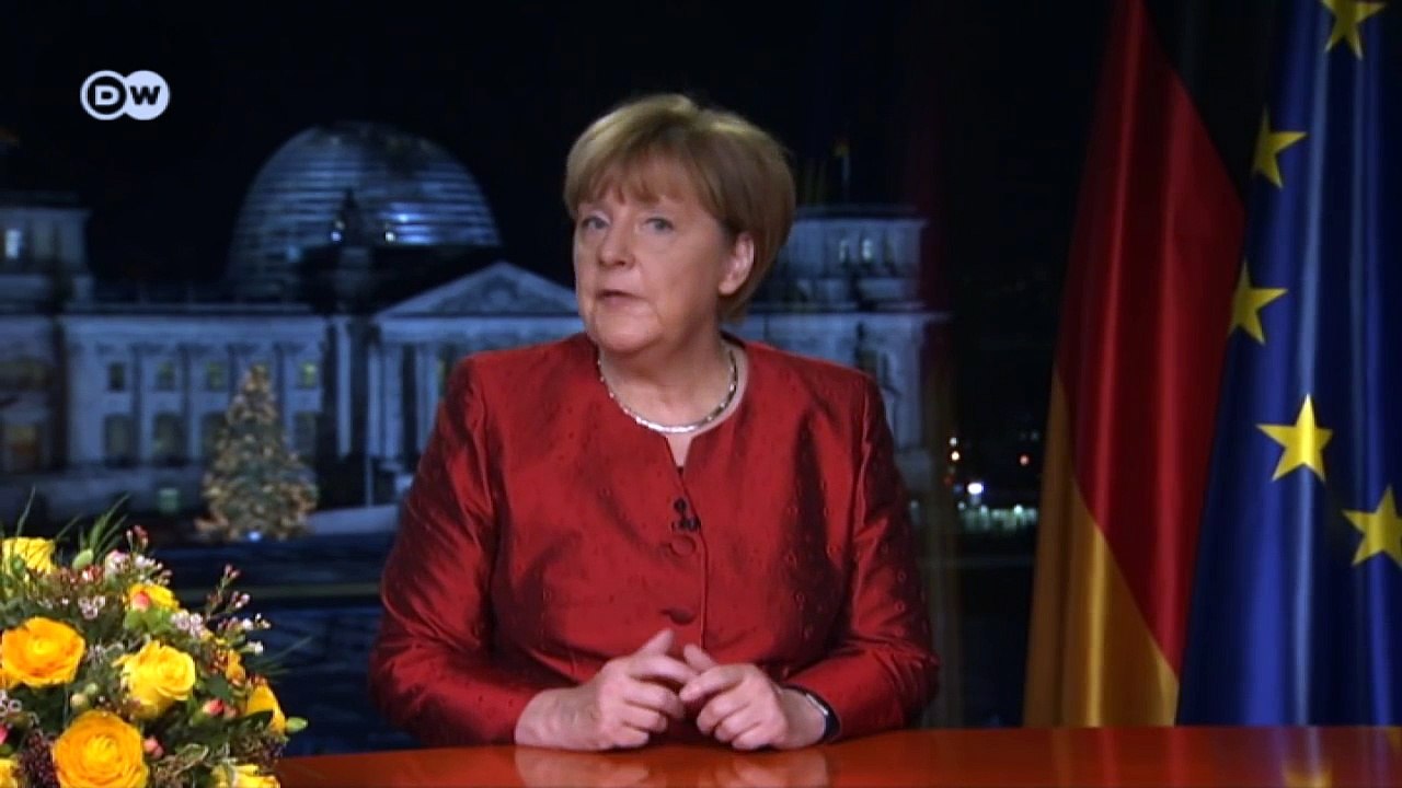 Die Neujahrsansprache von Bundeskanzlerin Merkel | DW