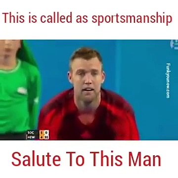 Winning heart is better than winning a match. Lets do it in our daily life. See Video.