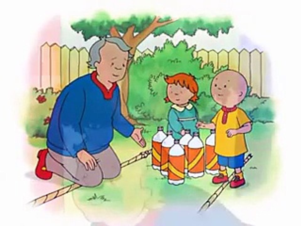 Caillou - Bolos en el patio - Dibujos Infantiles Español - Solo Caillou