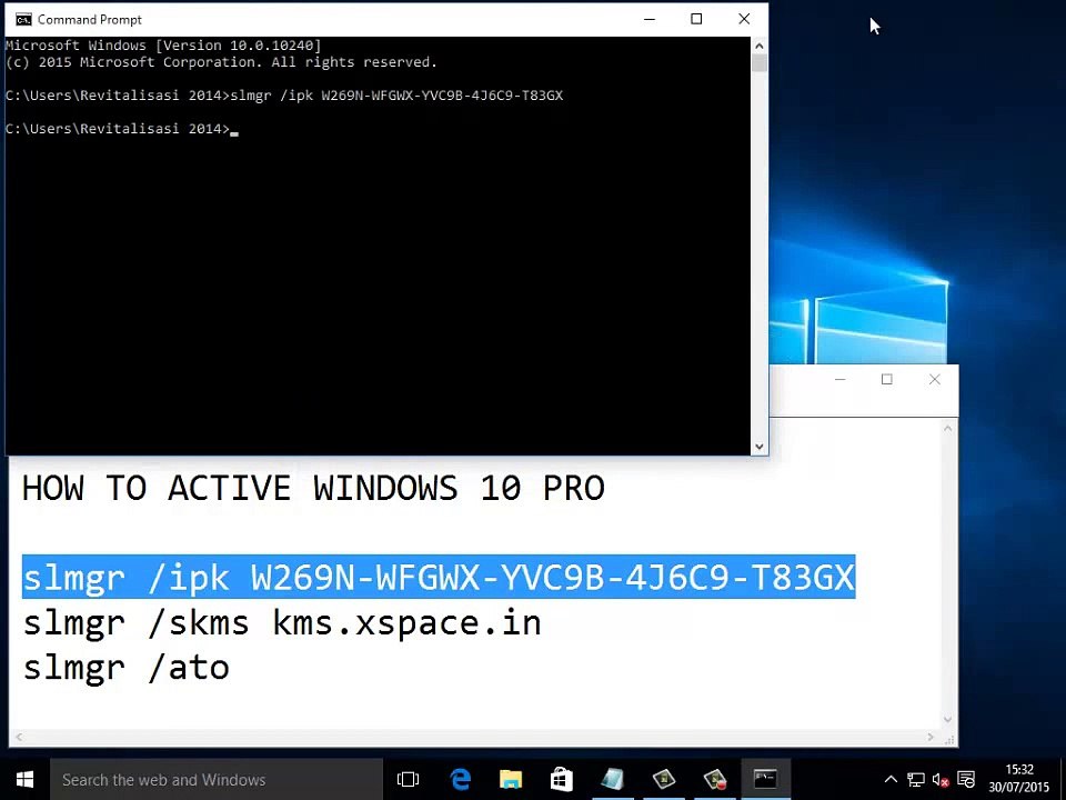 How To Activate Windows 10 Pro