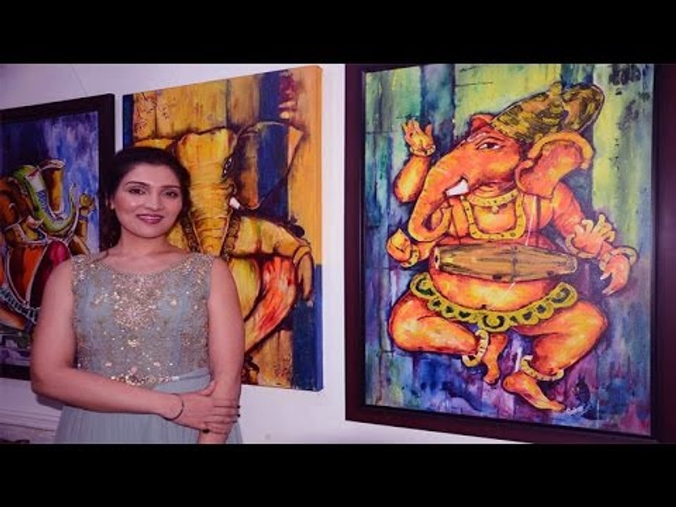 GorgeousTina Ahuja @ Contrario Of Artists Art Exhibition Inauguration