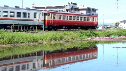 5分間たっぷり高山線キハ40系水鏡動画集