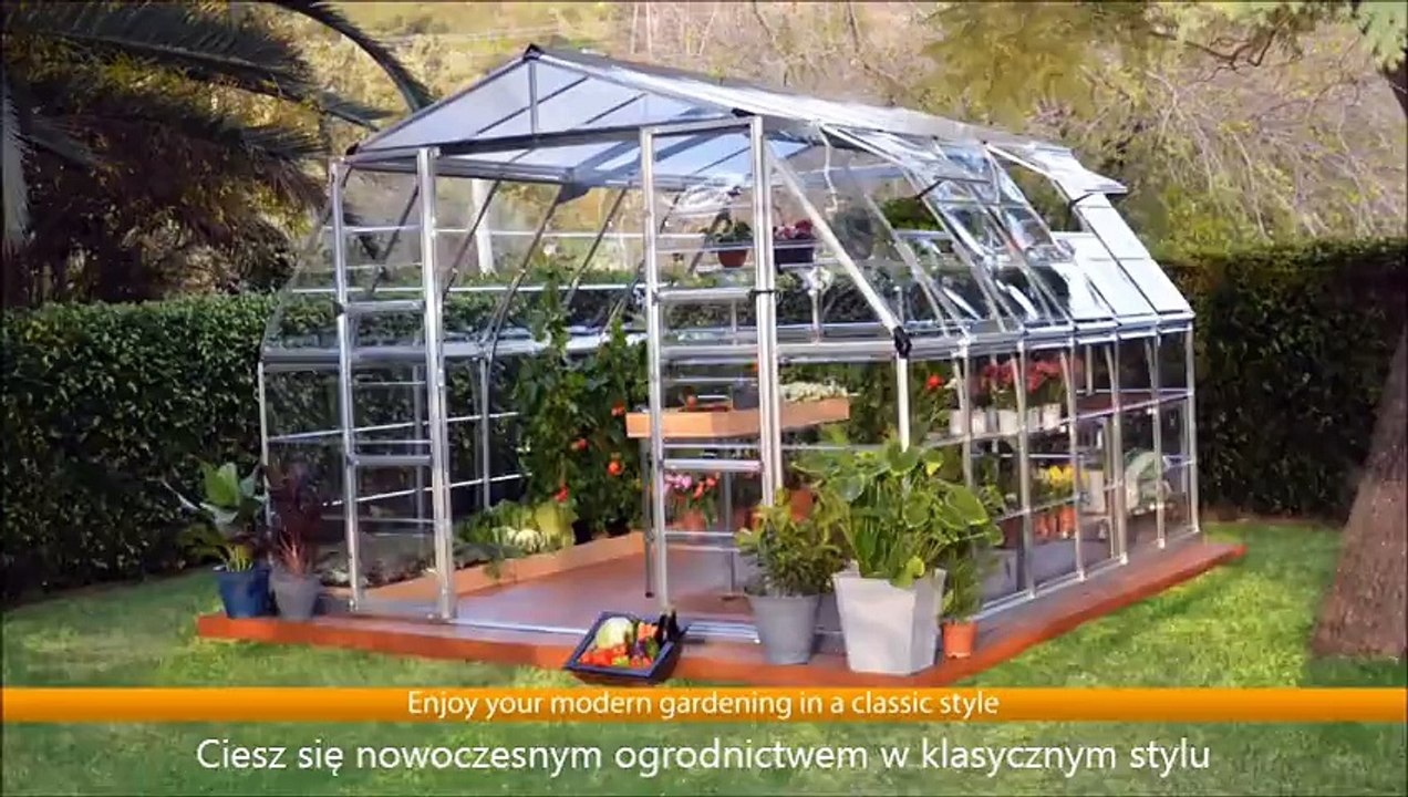 Duża szklarnia ogrodowa Americana Palram - Ogrodosfera.pl