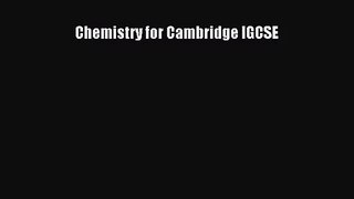 [PDF Download] Chemistry for Cambridge IGCSE [Read] Full Ebook