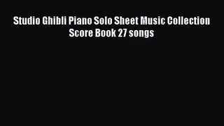 Download Studio Ghibli Piano Solo Sheet Music Collection Score Book 27 songs Ebook Online