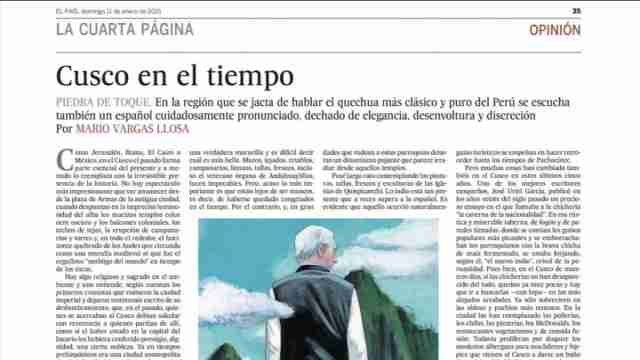 King of Spain Journalism Awards bestowed on Vargas Llosa, Carlos Herrera