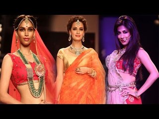 India International Jewellery Week 2014 Day 2  Dia Mirza, Chitrangada SIngh  PART 1