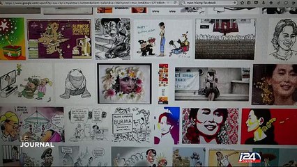 Les dessinateurs de presse en Birmanie espèrent plus de liberté d'expression