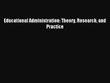 Educational Administration: Theory Research and Practice [Read] Online