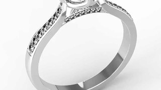 Avanti bespoke diamond engagement ring