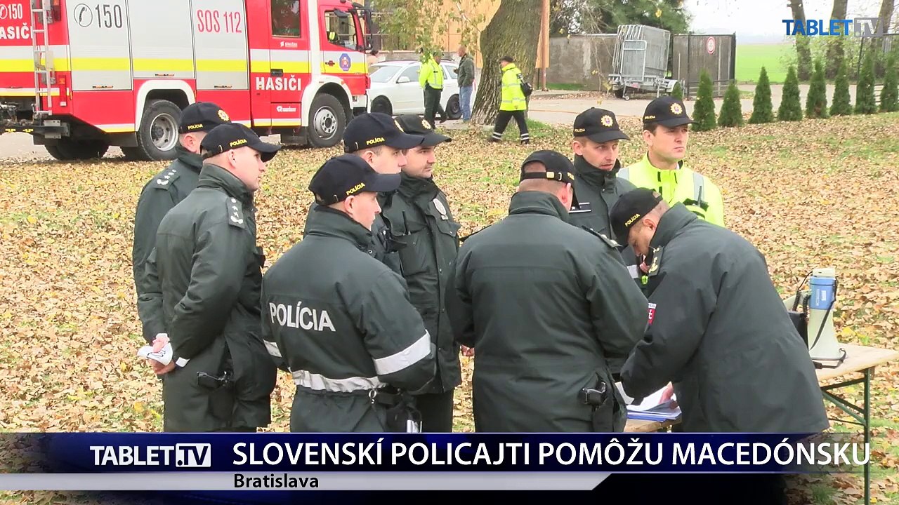 Slovensko pošle 25 policajtov do Macedónska, 20 do Slovinska 