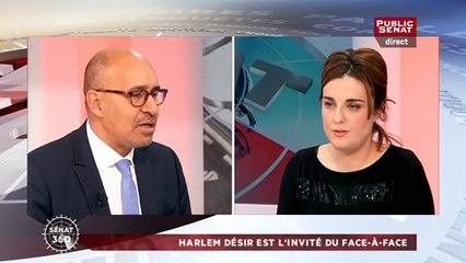 Harlem Désir invité du Face à face sur Sénat 360 / Public Sénat