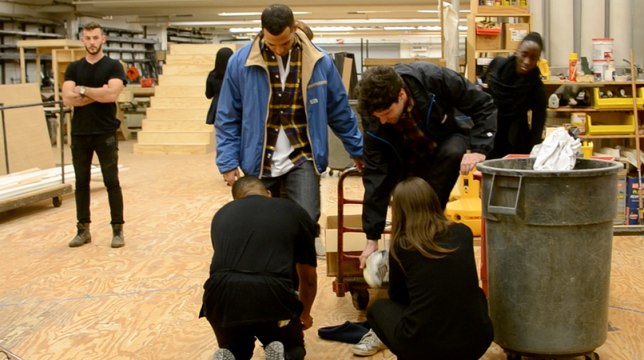 Behind the scenes of a Washington Post fashion shoot