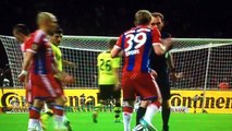 Pep Guardiola Gives Franck Ribéry a _Massage_ Bayern Munich Vs Dortmund 17 5 2014