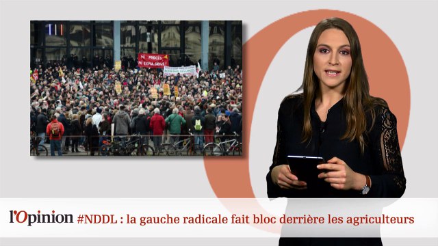 #NDDL : la gauche radicale fait bloc derrière les agriculteurs