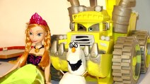Play-Doh Disney Frozen OLAF Many Faces of Snowman Olaf Using Play Dough DIY Sven Reindeer