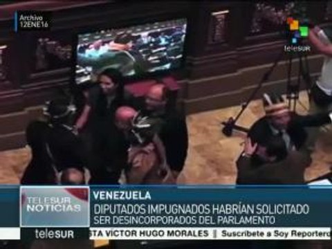 Venezuela: diputados impugnados solicitan su desincorporación de la AN