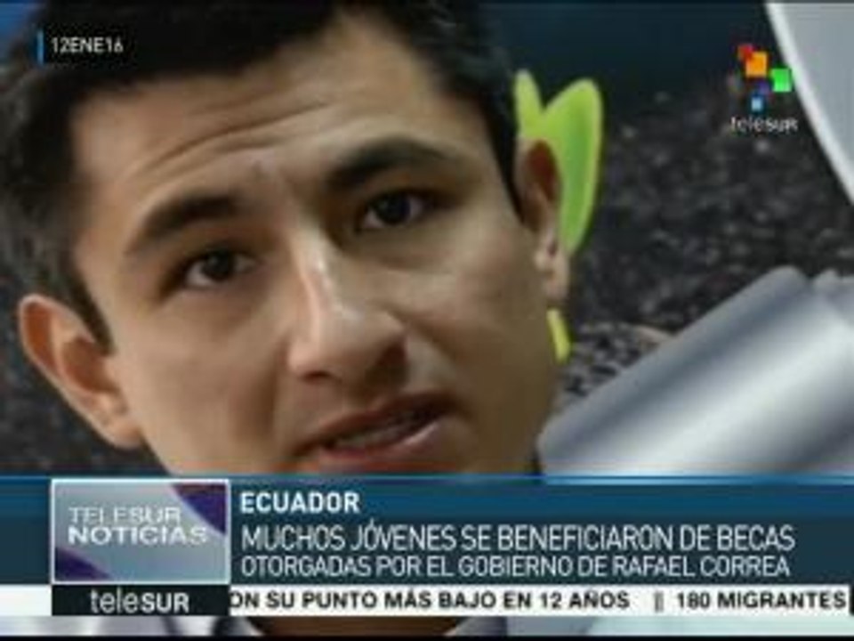 Ecuador: jóvenes destacan oportunidades de la Revolución Ciudadana