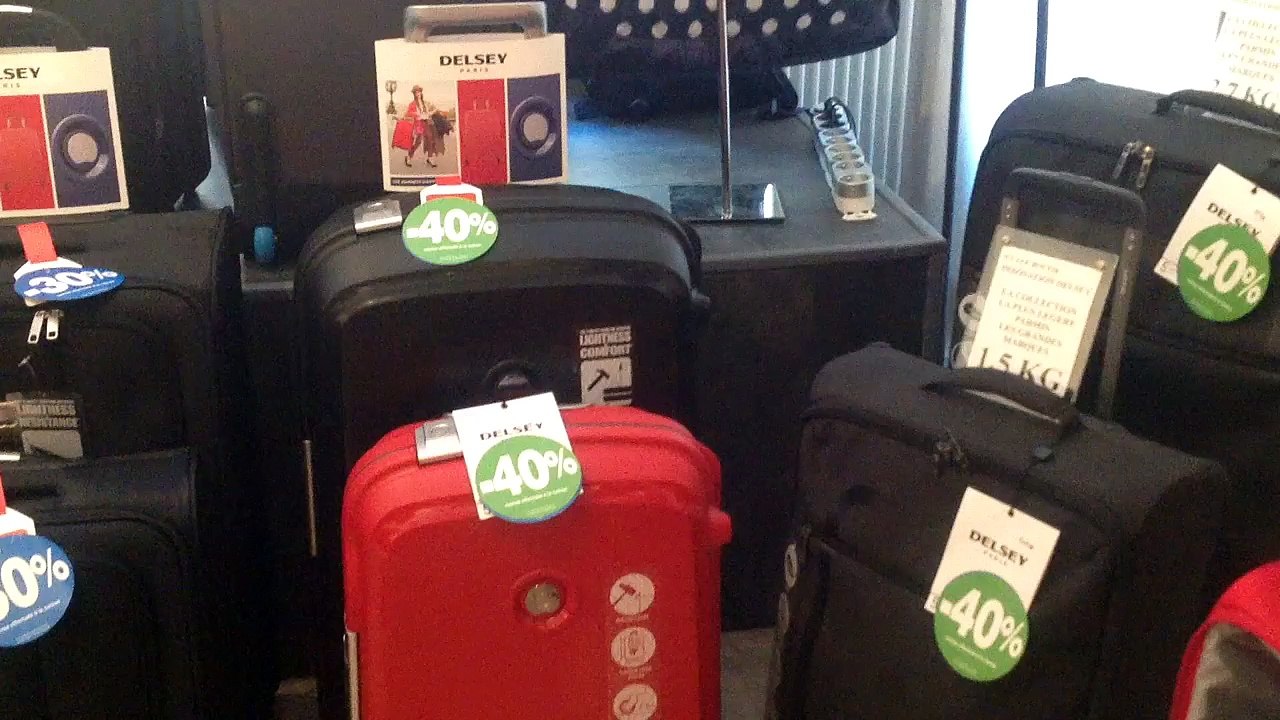 Soldes valises trolley BELFORT initiale discrete dauphine delsey chez s cale boutik maroquinerie bagage 28 av auber nice