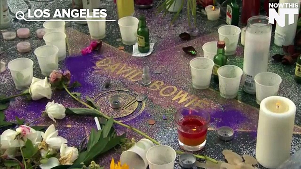Watch Video Fans Around The World Honor David Bowie's Memory