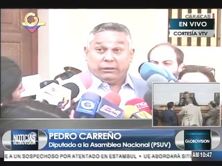 Carreño: Somos respetuosos de la legalidad