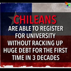 Chile: Students Get Free University Education for 1st Time in 2 Decades