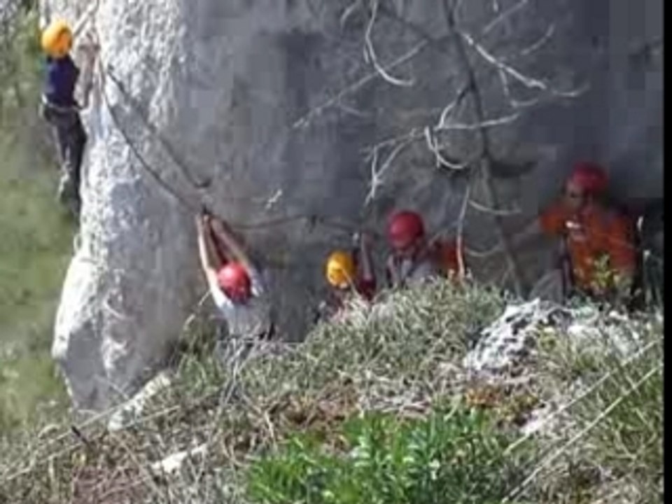 via-ferrata Ornans 2007 - partie 2