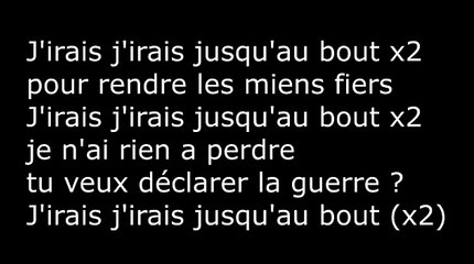 nekfeu - Jusqu'au Bout (Creed) ft. $-Crew paroles _ lyrics