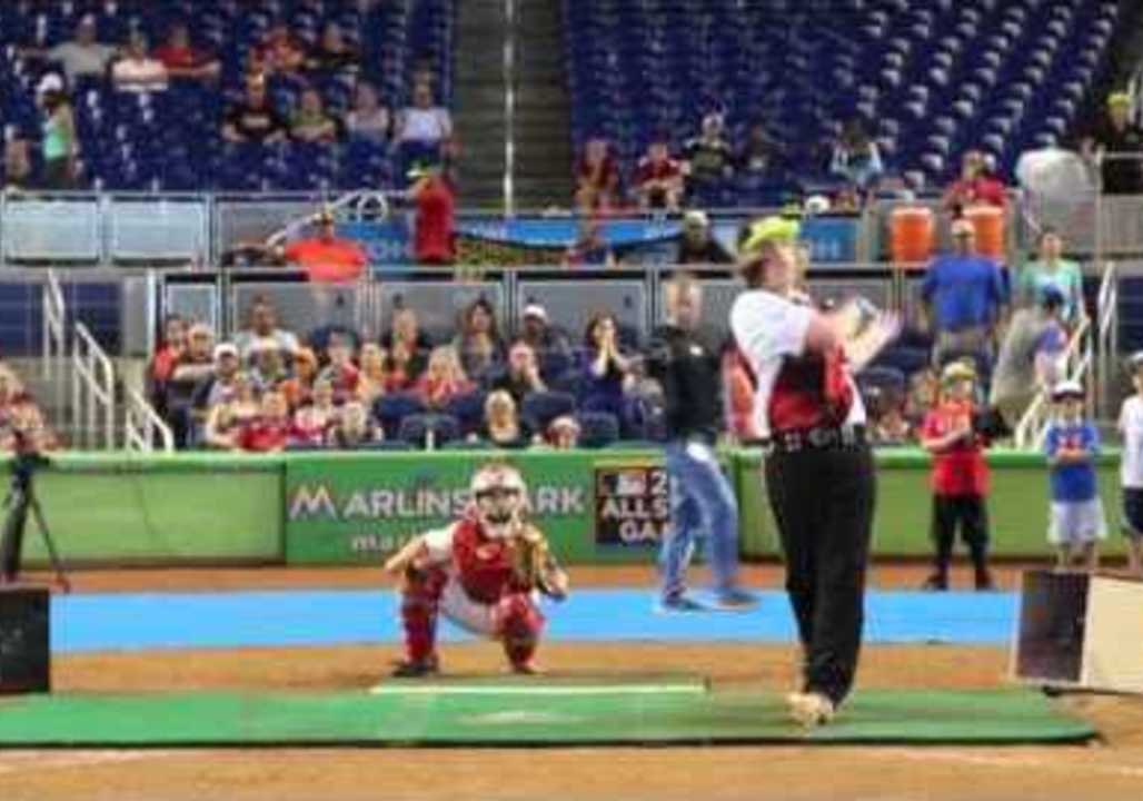 Blaze Jordan Sets Home Run World Record