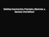 [PDF Download] Building Construction: Principles Materials & Systems (2nd Edition) [PDF] Full