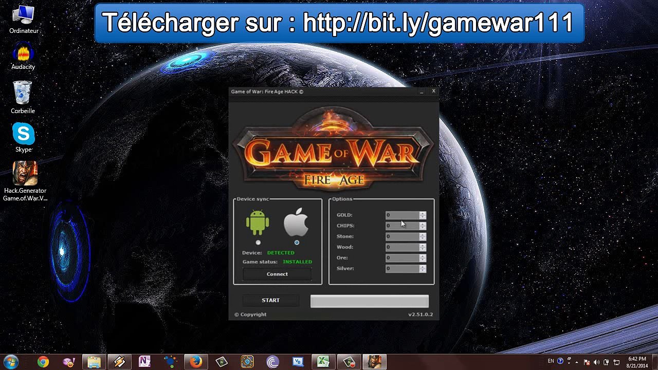 Game Of War Or - Nourriture gratuit illimité - Triche Game Of War GoW