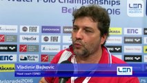 Interview after Serbia won by 8:4 against Croatia – Women Preliminary, Belgrade 2016 European Championships