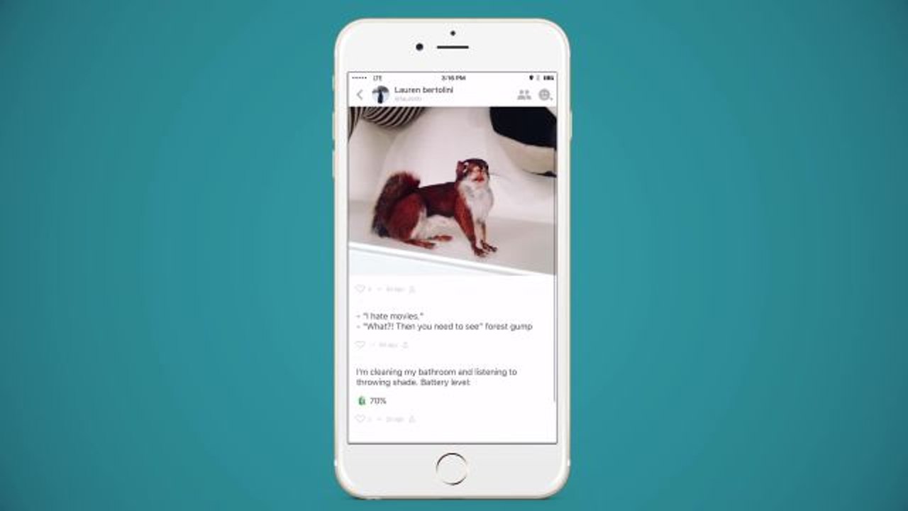 New Social App Peach Lets You Throw Cake