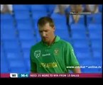 Kieron Pollard not comfortable against Dale Steyn. Steyn to Pollard excellent bowling spell. Rare cricket video