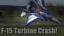 Impressive F-1rjet crash (large RC turbine-powered model plane)  Hobby And Fun